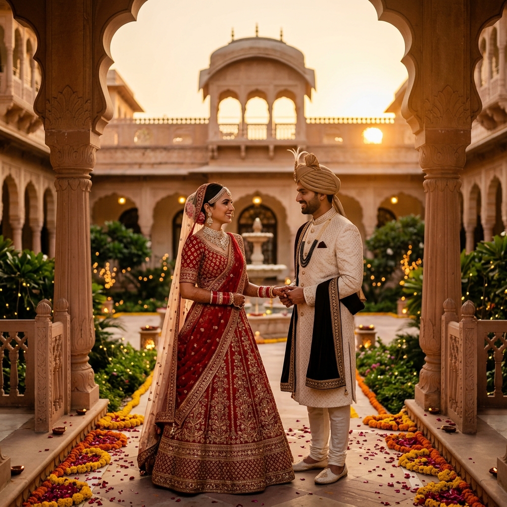 Premium wedding photography by PixelBuzz — a beautifully lit wedding moment